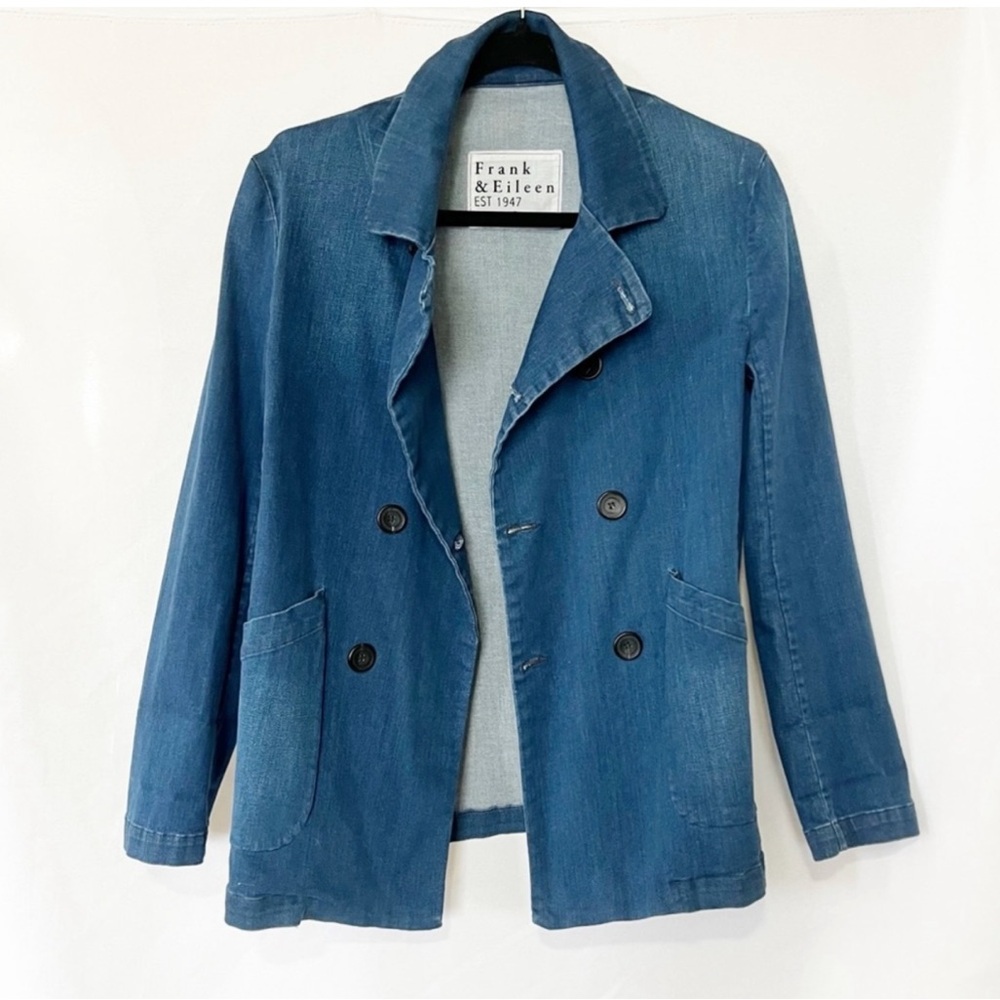 FRANK & EILEEN Belfast Performance Denim Peacoat
Jacket XXS - Picture 8 of 11